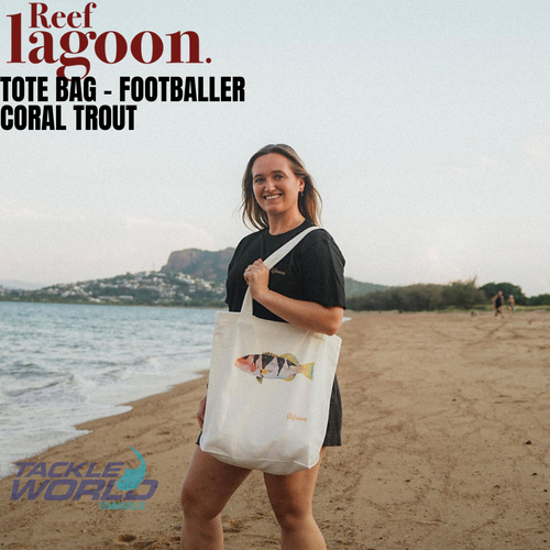 Reef Lagoon Tote Bag Footballer Coral Trout