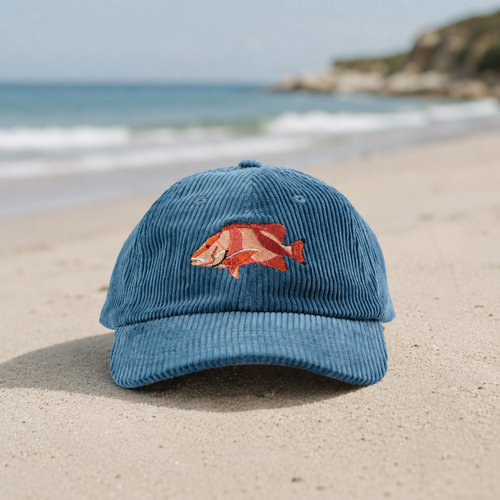 Reef Lagoon Cap Red Emperor Ocean Blue