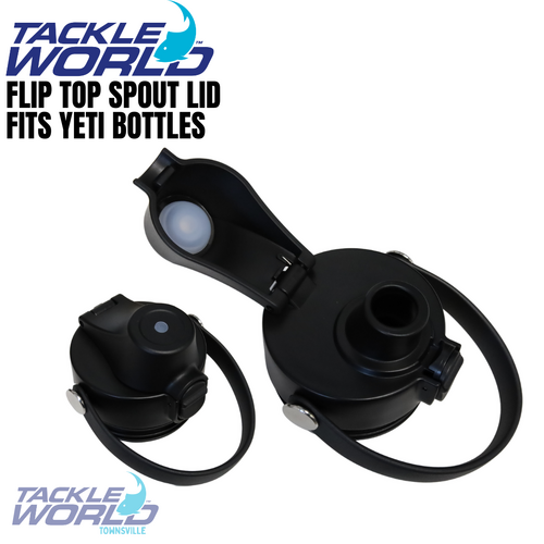 Bottle Replacement Flip Top Spout Lid Black