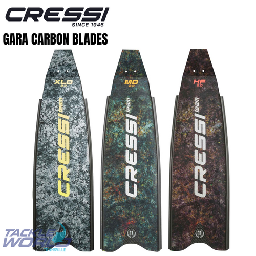 Cressi Gara Modular Carbon Blade Green Camo XLD