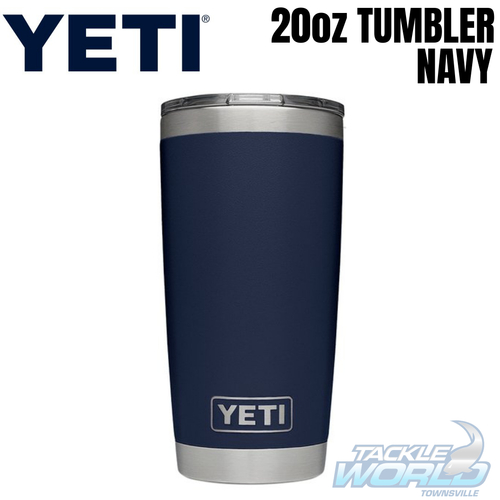 Yeti 20oz Tumbler (591ml) Navy with Magslider Lid