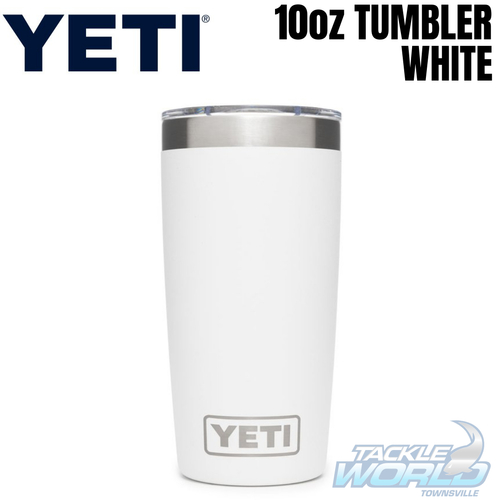Yeti Rambler 10oz Tumbler - White SeriousFishing.com
