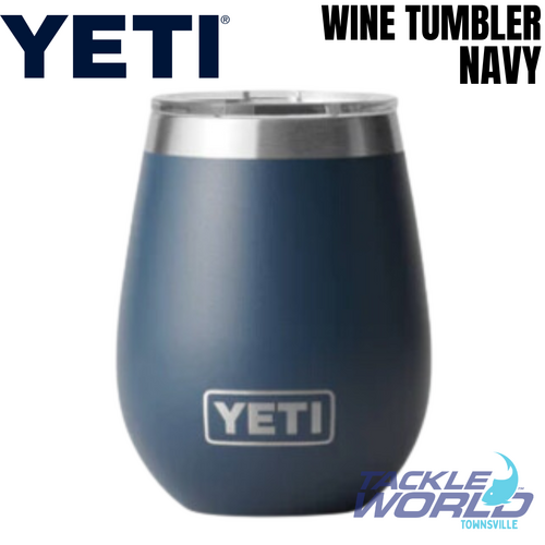 Yeti 10oz Wine Tumbler (295ml) Navy with Magslider Lid 