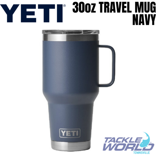 Yeti 30oz Travel Mug (887ml) Navy with Stronghold Lid