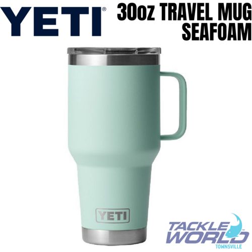 Yeti 30oz Travel Mug (887ml) Seafoam with Stronghold Lid