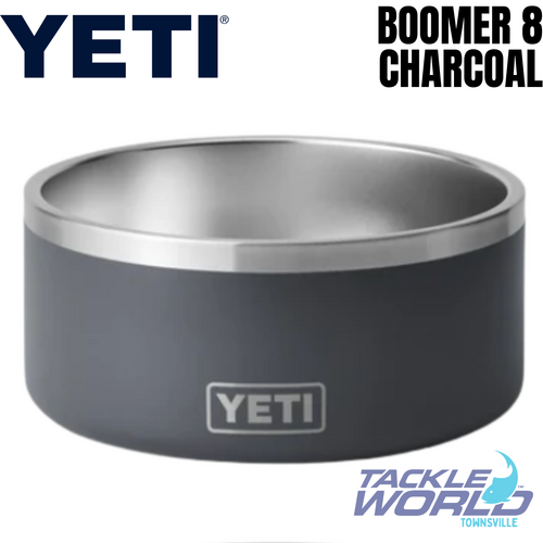 Yeti Boomer 8 Dog Bowl Charcoal