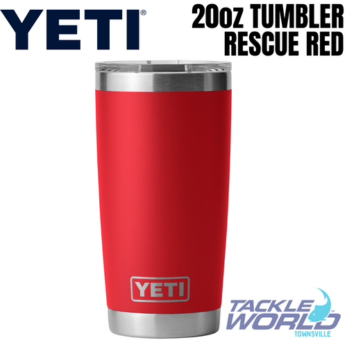 Yeti 20oz Tumbler (591ml) Rescue Red with Magslider Lid