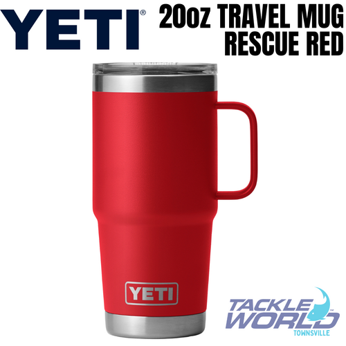 Yeti 20oz Travel Mug (591ml) Rescue Red with Stronghold Lid
