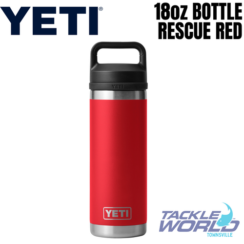 Yeti 18oz Bottle (532ml) Rescue Red with Chug Cap
