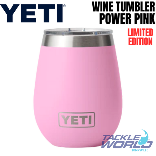 Yeti 10oz Wine Tumbler (295ml) Power Pink with Magslider Lid