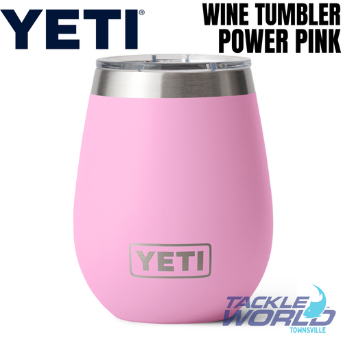 Yeti 10oz Wine Tumbler (295ml) Power Pink with Magslider Lid