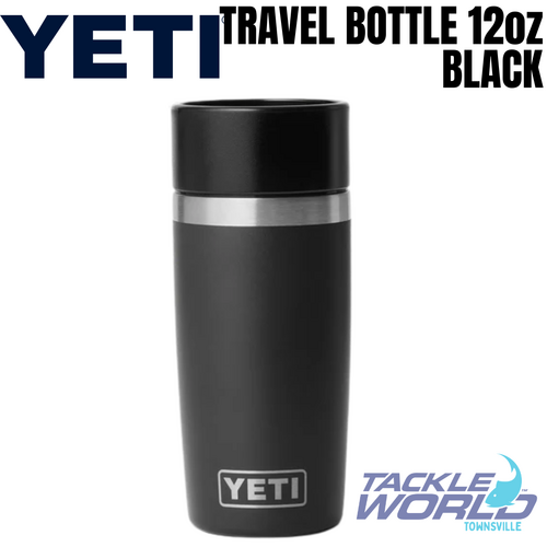 Yeti Rambler Travel Bottle 12oz (354ml) Black with Commuter Cap