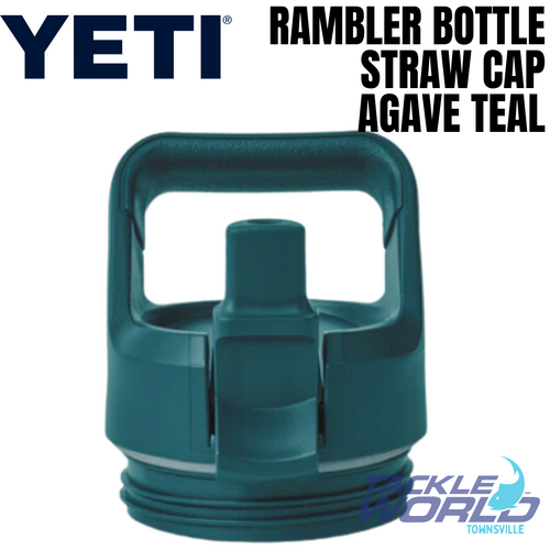 Yeti Rambler Bottle Straw Cap Agave Teal