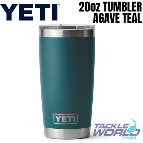 Yeti 20oz Tumbler (591ml) Agave Teal with Magslider Lid