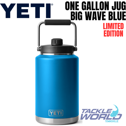 Yeti Rambler One Gallon Jug (3.7L) Big Wave Blue