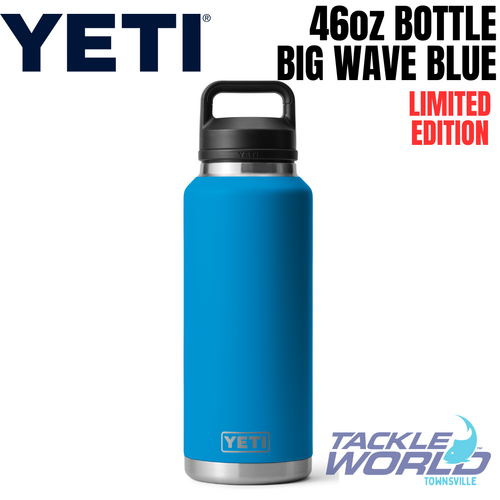 Yeti 46oz Bottle (1.36L) Big Wave Blue with Chug Cap