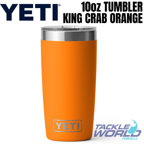 Yeti 10oz Tumbler (295ml) King Crab Orange with Magslider Lid