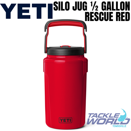 Yeti Silo Jug Half Gallon (1.9L) Rescue Red with Straw Lid