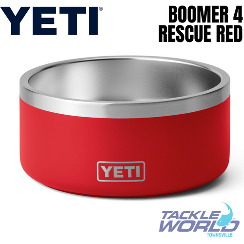 Yeti Boomer 4 Dog Bowl Rescue Red