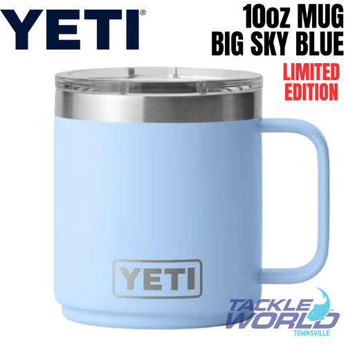 Yeti Rambler 10oz Mug (296ml) Big Sky Blue