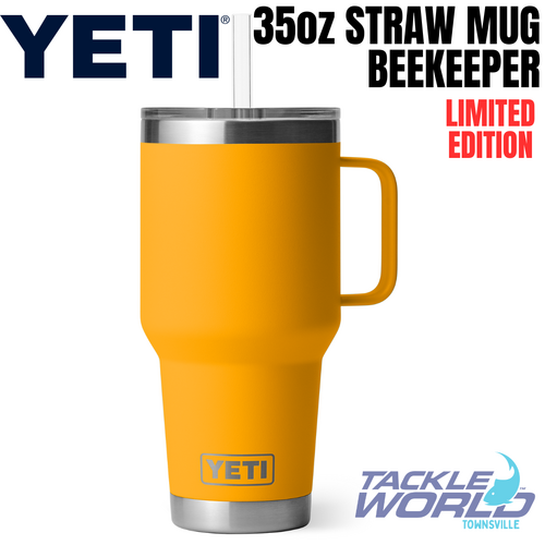 Yeti Rambler 35oz Straw Mug Beekeeper