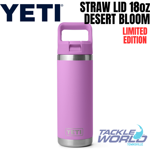 Yeti Rambler Bottle Straw Lid 18oz Desert Bloom