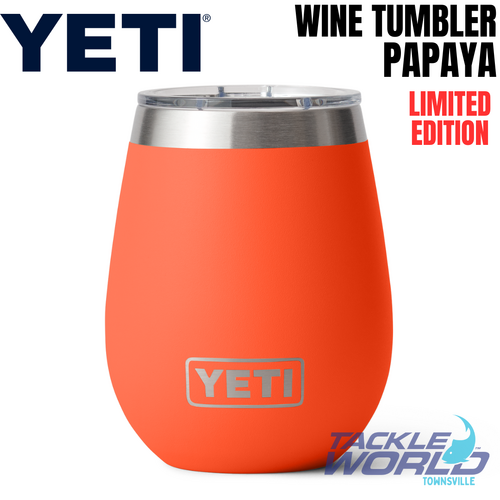 Yeti 10oz Wine Tumbler (295ml) Papaya with Magslider Lid