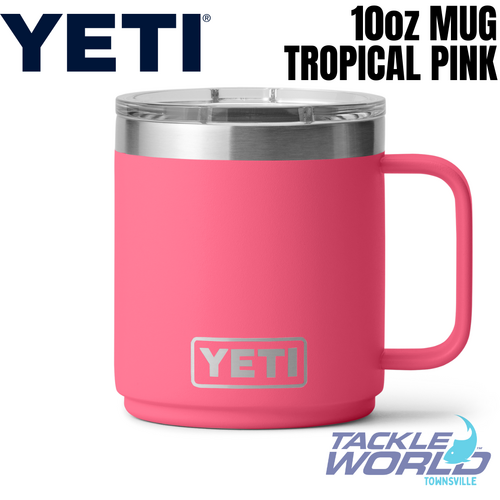 Yeti Rambler 10oz Mug (296ml) Ceramic Lined Tropical Pink