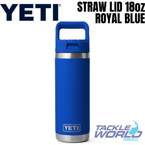 Yeti Rambler Bottle Straw Lid 18oz Royal Blue