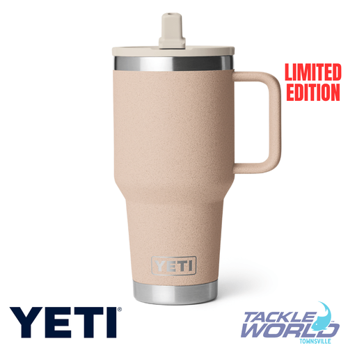 Yeti Rambler 30oz Travel Straw Mug Tahini