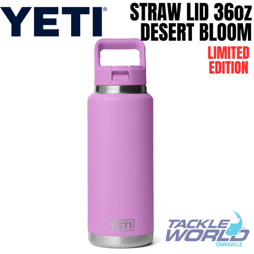 Yeti Rambler Bottle Straw Lid 36oz Desert Bloom