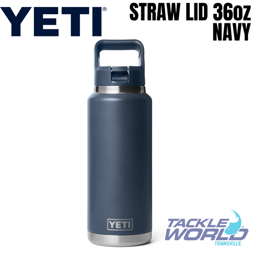 Yeti Rambler Bottle Straw Lid 36oz Navy