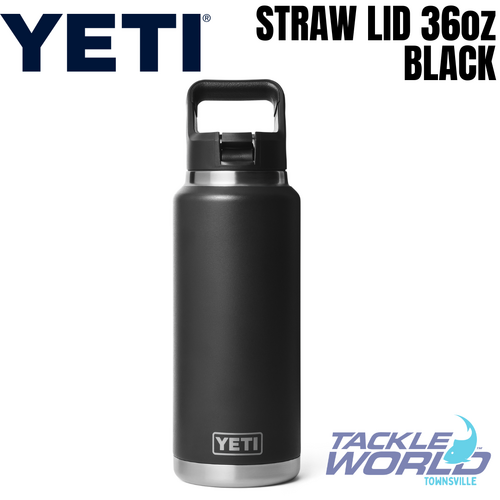 Yeti Rambler Bottle Straw Lid 36oz Black