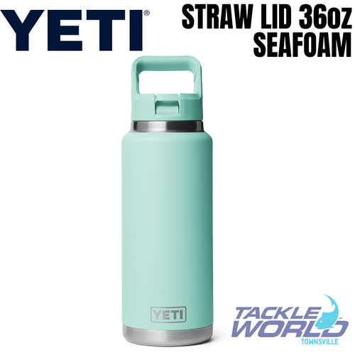 Yeti Rambler Bottle Straw Lid 36oz Seafoam