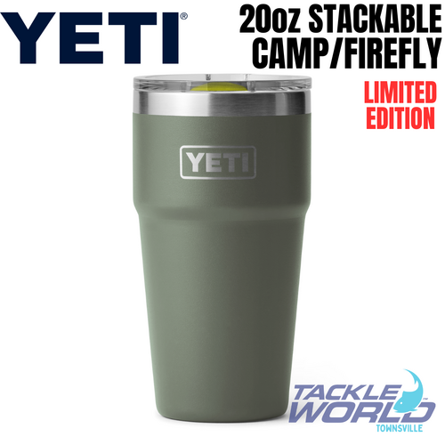 Yeti 20oz Stackable Cup (591ml) Camp Green/Firefly with Magslider Lid
