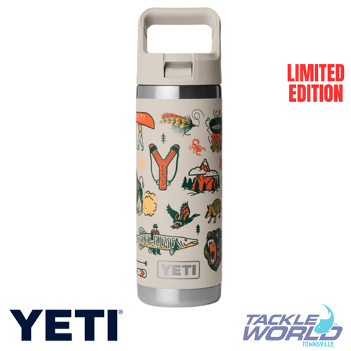 Yeti Rambler Bottle Straw Lid 18oz Cape Summer Camp