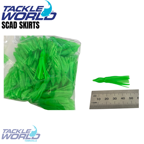 Scad Skirts 5cm Green x 100pc