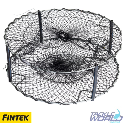 Fintek Crab Pot Jumbo 4 Entry 900mm Black