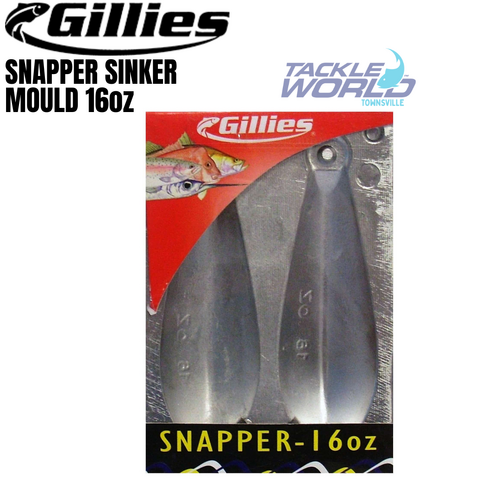 Gillies Sinker Mould Snapper 16oz