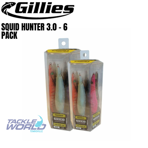 Gillies Squid Hunter 3.0 - 6 Pack