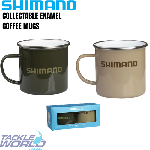 Shimano Collectable Enamel Mugs 2 Pack
