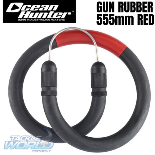 Ocean Hunter OZ Gun Rubber 555mm Red