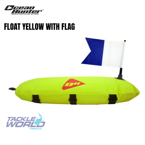 Ocean Hunter Float Yellow with Flag