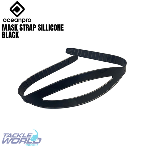 Oceanpro Mask Strap Silicone Black