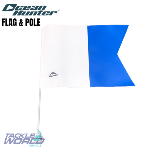 Ocean Hunter Flag & Pole for Torpedo Float