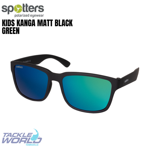 Spotters Kanga Matt Black Green