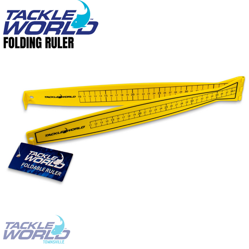 Tackle World Foldable Ruler Plastic