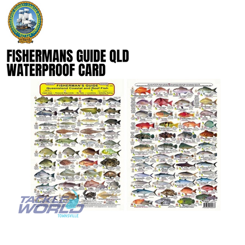 Fishermans Guide QLD Waterproof Card