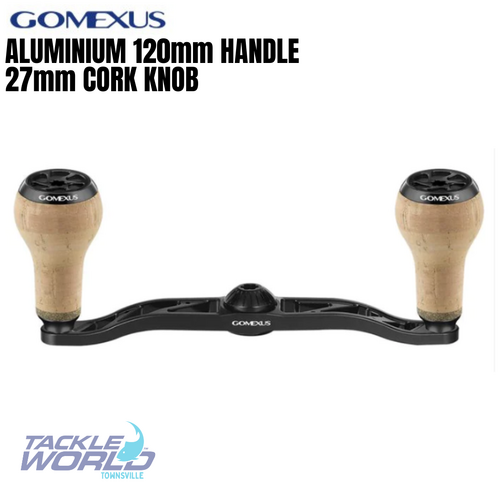Gomexus 120mm Alum Handle 27mm Cork Knob (8x5) Black