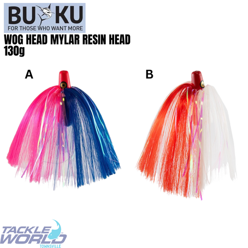 Buku Wog Head Mylar Resin Head 130g Pink & Blue